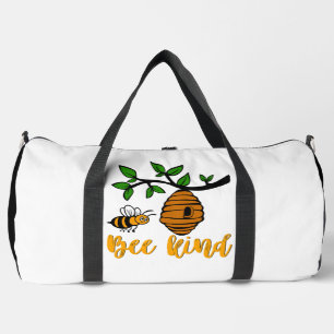 Bolso De Deporte Grande Colmena Árbol Abeja Amable