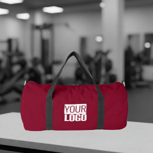 Bolso De Deporte Grande color burdeos- agregar logotipo