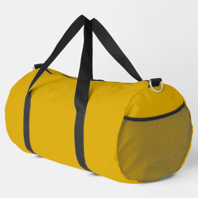 Bolso De Deporte Grande Color sólido amarillo mostaza (Esquina derecha)