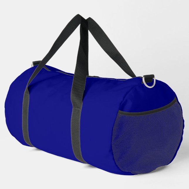 Bolso De Deporte Grande Color sólido azul marino (Esquina derecha)