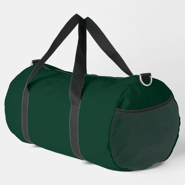 Bolso De Deporte Grande Color sólido verde oscuro (Esquina derecha)