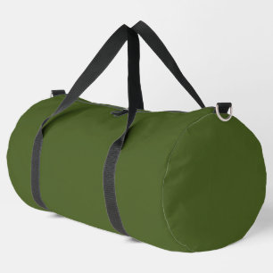 Bolso De Deporte Grande Color sólido verde oscuro de mosaico