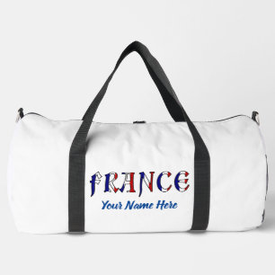 Bolso De Deporte Grande Colores de bandera franceses de Francia personaliz