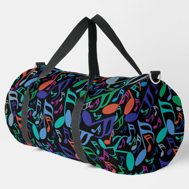 Bolso De Deporte Grande Colorful Music Notes (Esquina izquierda)