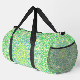 Bolso De Deporte Grande Colorido Ecléctico Groovy Hippie Boho Funky Mandal