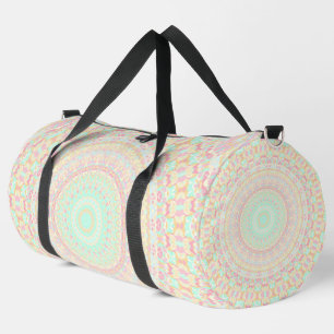 Bolso De Deporte Grande Colorido Pastel Groovy Trippy Boho Hippie Mandala