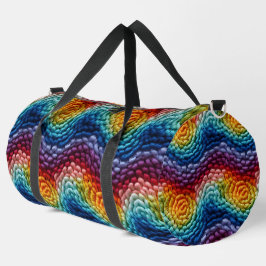 Bolso De Deporte Grande Colorido patrón de puntas de arco iris de moda