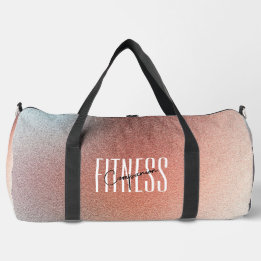 Bolso De Deporte Grande Compañero de Fitness Grano Suave Naranja Moderno