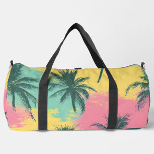 Bolso De Deporte Grande Compañero de viaje Sunset Palms