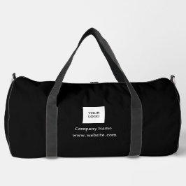 Bolso De Deporte Grande Compañía con logotipo de personalizado Negra Empre