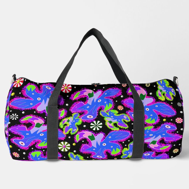 Bolso De Deporte Grande Con patrones (Anverso)