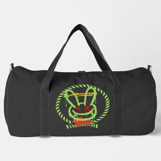 Bolso De Deporte Grande conejo asustado (Anverso)