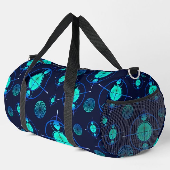 Bolso De Deporte Grande Connected Minds Pattern 2 (Esquina derecha)