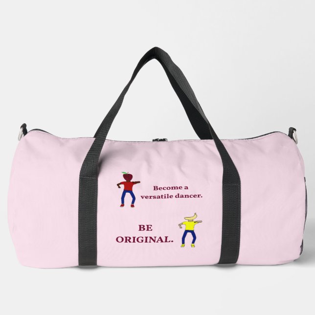 Bolso De Deporte Grande Convertirse en un bailarín versátil rosado ballet (Anverso)