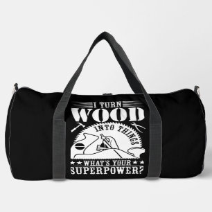 Bolso De Deporte Grande Convierto Madera En Cosas