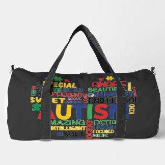 Bolso De Deporte Grande corazon autismo