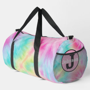 Bolso De Deporte Grande Corbata audaz Mandala Teñido Monograma Personaliza