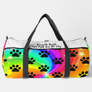 Bolso De Deporte Grande Corbata Tinta Monograma Personalizada Estrella Arc