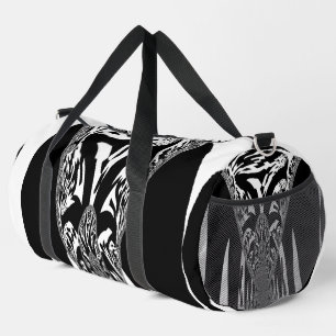 Bolso De Deporte Grande Crea tu propio y maravilloso blanco y negro