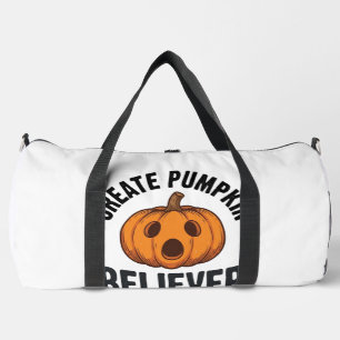 Bolso De Deporte Grande Creyente de la Calabaza Desde 1966 Vintage Diseño 