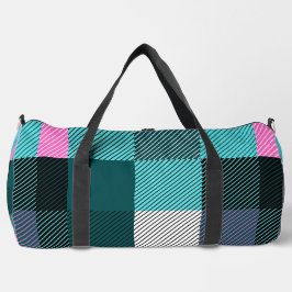 Bolso De Deporte Grande Cuadro rústico contemporáneo 