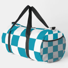 Bolso De Deporte Grande Cuadros Grandes