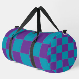 Bolso De Deporte Grande Cuadros Grandes