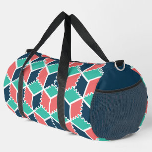 Bolso De Deporte Grande Cubo de color geométrico moderno y elegante