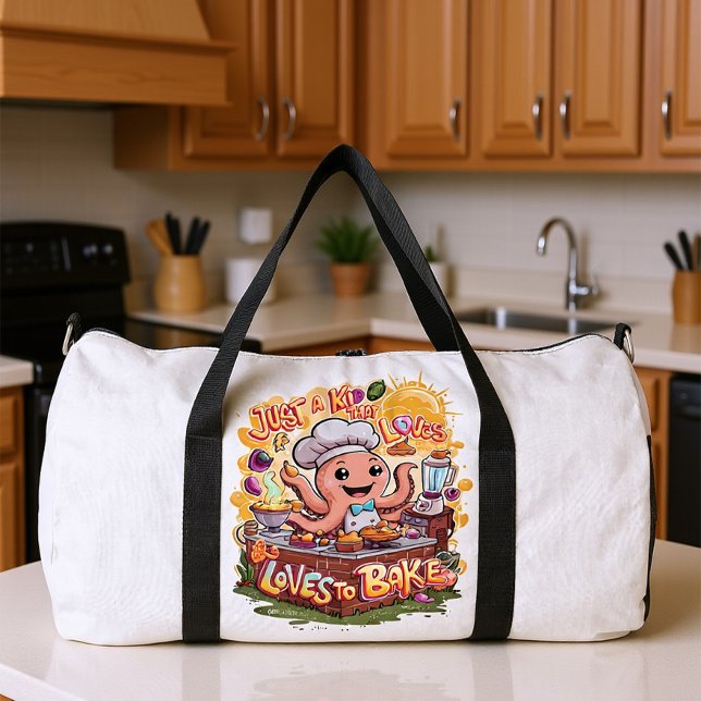 Bolso De Deporte Grande Culinary Cephalopod: Octopus Cooking Delight (Subido por el creador)