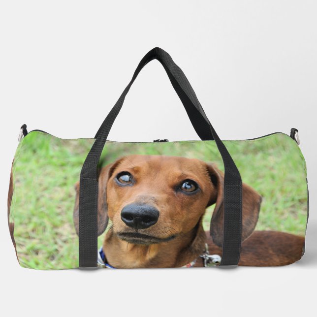 Bolso De Deporte Grande Dachshund (Anverso)