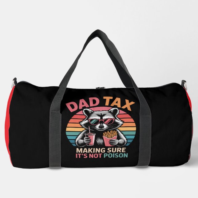 Bolso De Deporte Grande Dad Tax Making Sure Not Poison (Anverso)