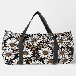 Bolso De Deporte Grande Daisies Floral