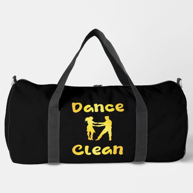 Bolso De Deporte Grande Dance Clean Golden Brass (Anverso)
