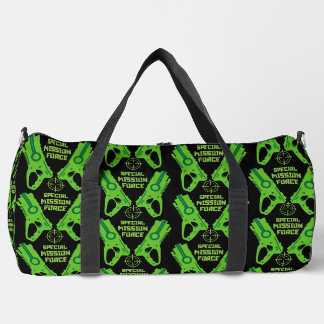 Bolso De Deporte Grande Dart Gun Battle (Anverso)