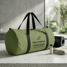 Bolso De Deporte Grande Deconstructed & Recovering Sage Green Duffel Bag 