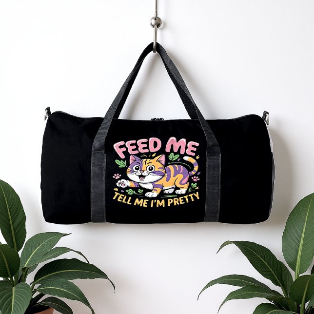 Bolso De Deporte Grande Demanding Diva Feline (Subido por el creador)