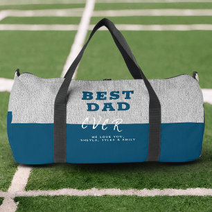 Bolso De Deporte Grande Día del Mejor Papá Azul Moderno