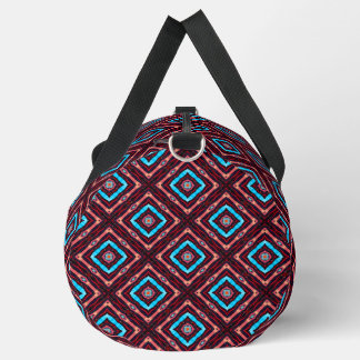 Bolso De Deporte Grande Diamante Azul