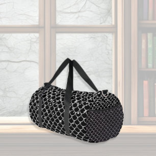 Bolso De Deporte Grande Diamantes y escalas de sirenas