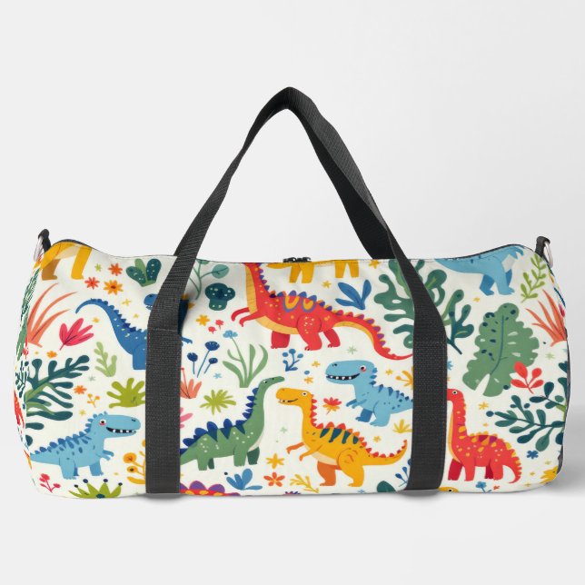 Bolso De Deporte Grande Dino Paradise (Anverso)
