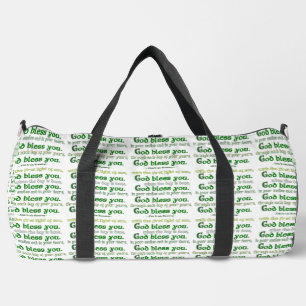 Bolso De Deporte Grande Dios te bendiga Bendición irlandesa