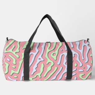 Bolso De Deporte Grande Diseño de bandeja colorido abstracto de Pastel Kaw