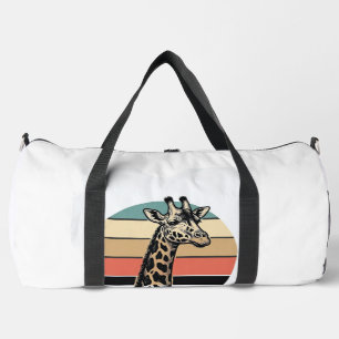 Bolso De Deporte Grande Diseño de camiseta vectorial de safari de puesta d