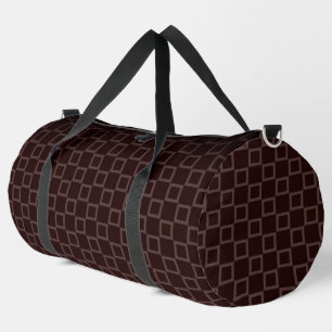 Bolso De Deporte Grande Diseño de la cafetera de chocolate marrón Print Cu