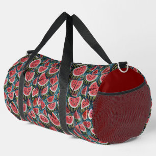 Bolso De Deporte Grande Diseño de patrón de sandía jugosa 1