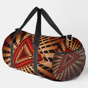 Bolso De Deporte Grande Diseño gráfico fractal moderno de 3D Fantasy Netwo