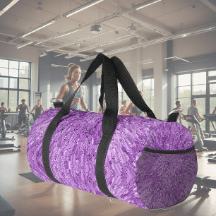 Bolso De Deporte Grande Diseño moderno y chic en morado con efecto brillo