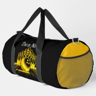Bolso De Deporte Grande Diseño personalizado del equipo Golden Bowling