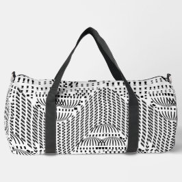 BOLSO DE DEPORTE GRANDE DOMINIOS NEGROS Y BLANCOS