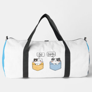 Bolso De Deporte Grande dos gatos